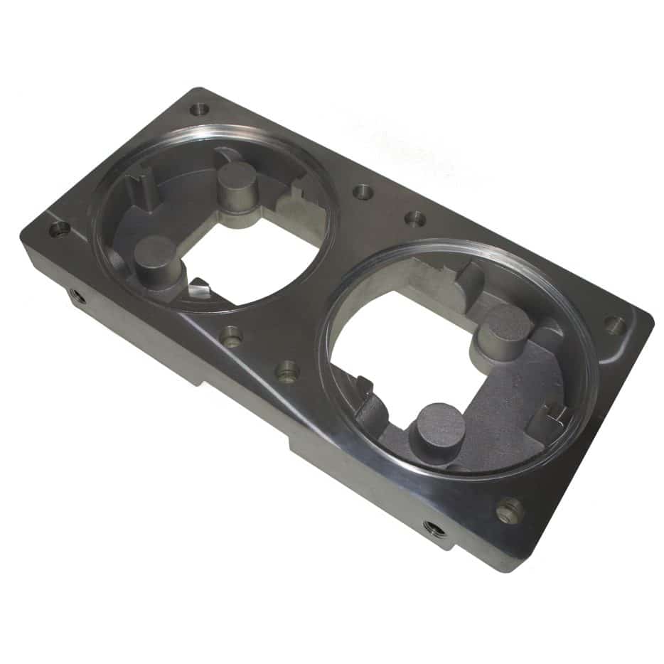 Product example of low pressure die casting