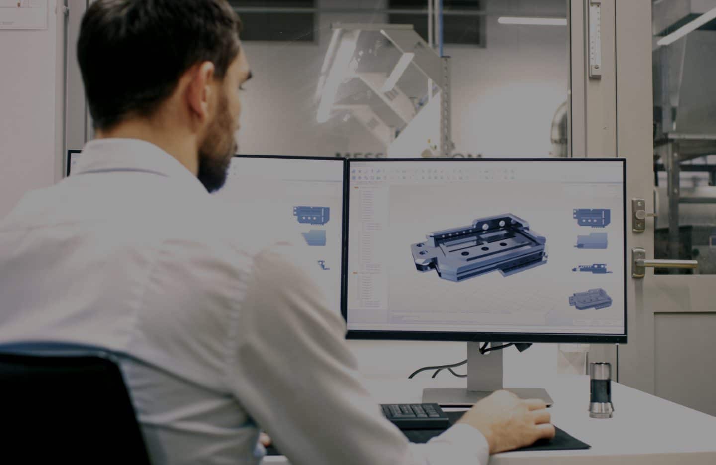 Engineer designs optimal component for customers
